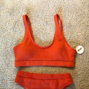 Haute Swimwear secure sports bra like swim top